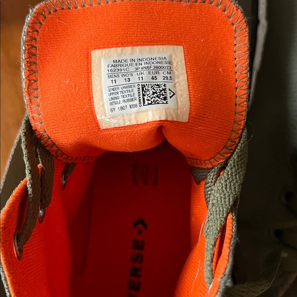 Converse All Star Chuck Taylor Unisex Size: Men’s 11 Women’s 13 EUC - Picture 7 of 8